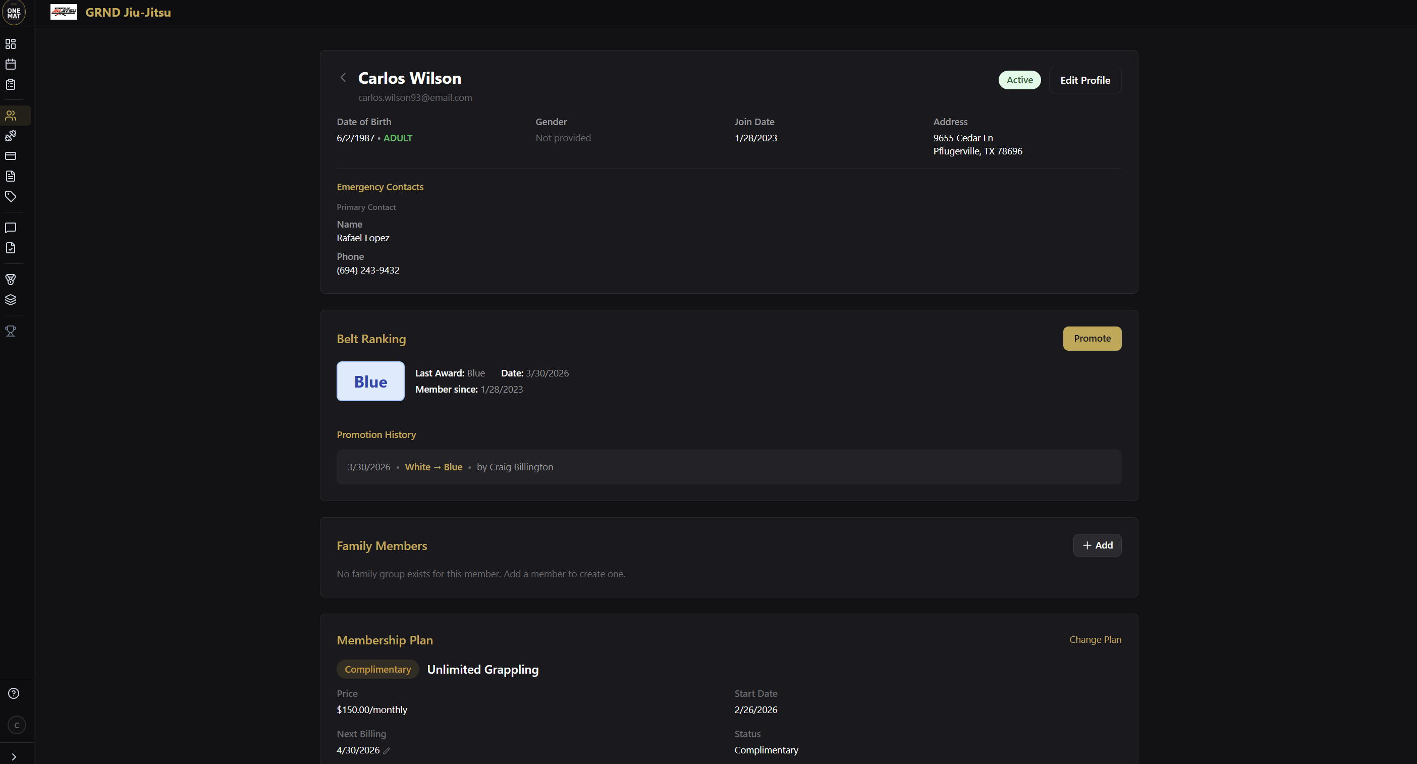 Member Profile